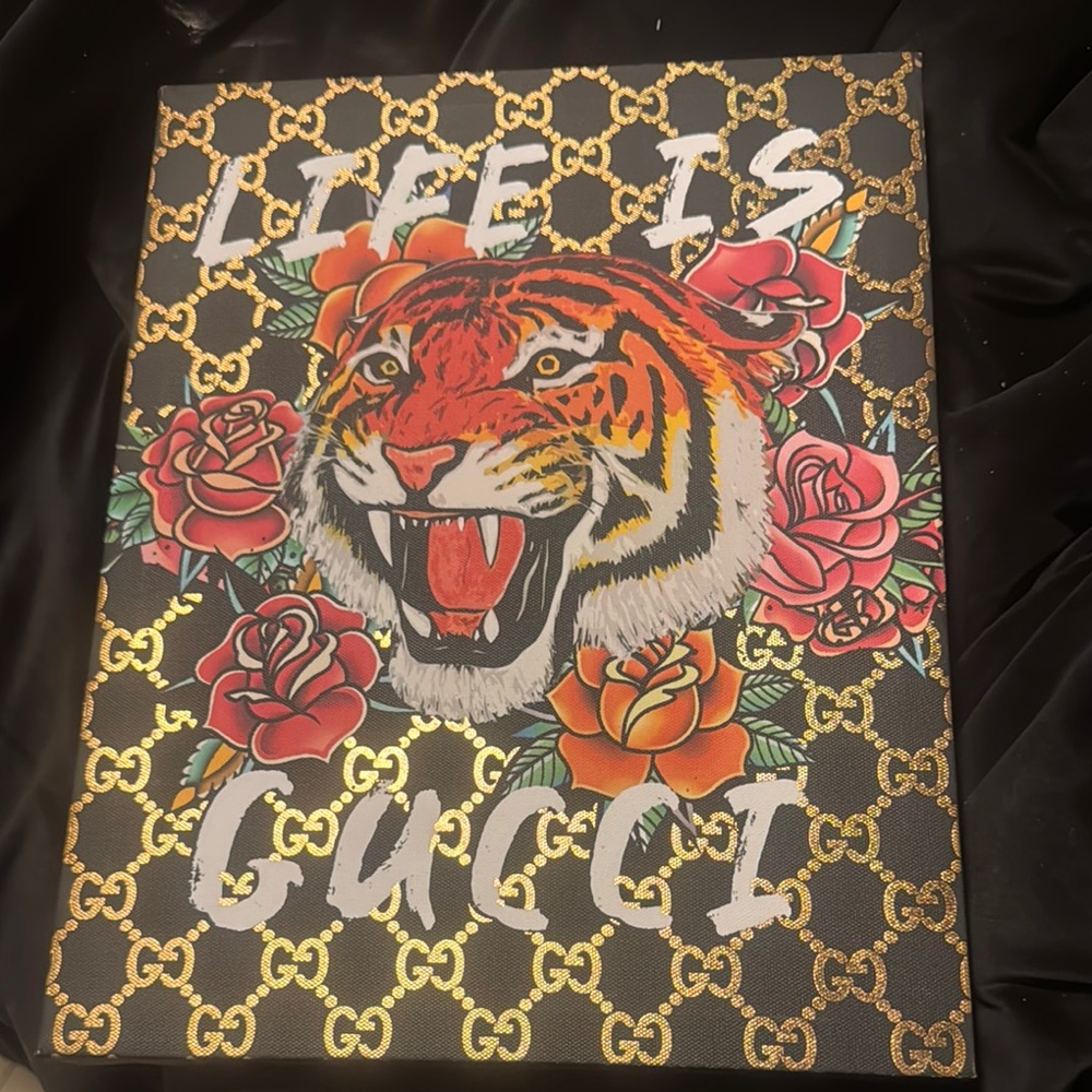 Gucci Tiger Canvas Art